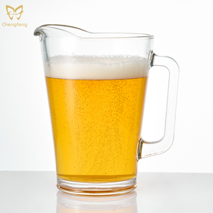 4 pint nước thủy tinh <span class=keywords><strong>Jug</strong></span> bia Pitcher máy rửa chén an toàn rõ ràng nước thủy tinh Jar nước trái cây cho khách sạn nhà hàng và Đảng sử dụng - Product Image 1