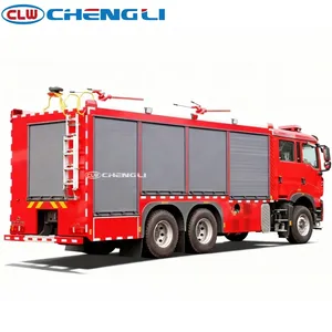 Camion de pompiers à poudre sèche de 6 tonnes, robuste, châssis Sinotruk Howo TX7 6x4, pour la lutte contre les incendies dans les usines chimiques industrielles, à vendre - Product Image 2