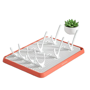 Égouttoir manuel <span class=keywords><strong>pour</strong></span> biberons, support <span class=keywords><strong>pour</strong></span> tétines, séchoir de rangement, sans BPA, en PP, <span class=keywords><strong>pour</strong></span> bébés de 1 à 2 ans, étagère de nettoyage - Product Image 1