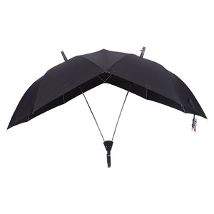 Parasol manuel en papier pour couples, vente en gros à prix d'usine, spécial retraite, pour deux personnes, tissu pongé 190T - Product Image 2