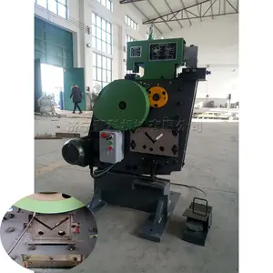 Multifunctional hydraulic ironwork punching shearing machine Angle iron channel steel cutting machine