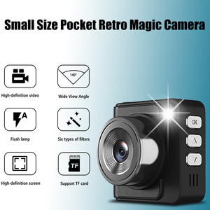 Đen trắng màu hồng túi nhỏ ảnh kỹ thuật số Video máy ảnh X8, 1080P Góc rộng máy ảnh trẻ em mới với đèn pin - Product Image 5