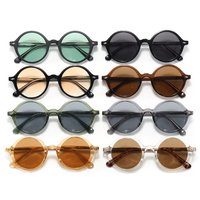 Lunettes de soleil Superhot Eyewear 42532 Mode 2024 Rétro Rond Protection UV400 Vacances Fête Décoratives