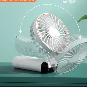 Portable <b>Mini</b> Handheld <b>USB</b> Power Source <b>Fan</b> 10000mAh Digital Display Foldable Five Wind Speed for Office Home RV Use Perfect - Product Image 5