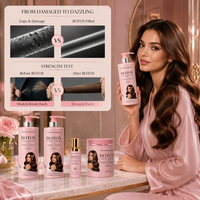 Champú y Acondicionador Profesional para el Cabello con Botox, Colágeno y Proteína, Sin Formaldehído, Tratamiento Reparador con Fibra GMPC