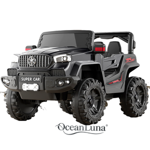 รถของเล่นไฟฟ้าควบคุมระยะไกลสี่ล้อขนาดใหญ่มากสำหรับเด็กชายเด็กหญิงอายุ2ถึง8ปีพลังขับขี่สำหรับการผจญภัยแบบออฟโรด - Product Image 1