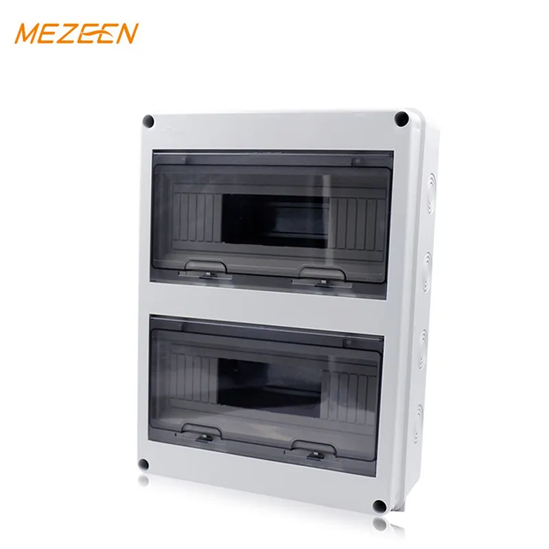 IP65 outdoor waterproof 24 way panel box electrical equipment distribution box ABS PC material db mcb box price