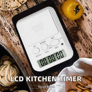 Multi-Function Digital Kitchen <strong>Timer</strong> with Big Logo LCD Display <strong>Count</strong> up &amp; <strong>Down</strong> Alarm Ring Backlight Features Common Appearance - Product Image 3