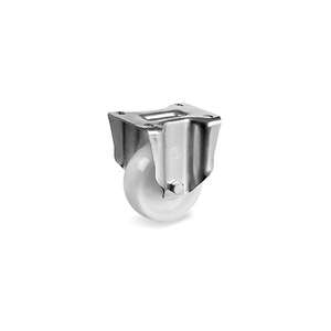 TELLURE ROTA - 685113 Polyamide 6 roues pleines pour charges lourdes, support fixe type NL-largeur de roue 45mm, ø 125 mm (Qté 4) - Product Image 1