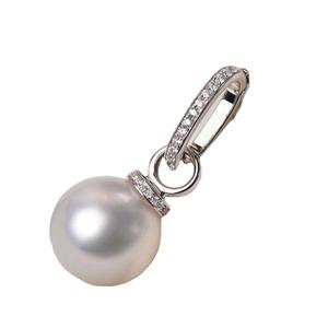 Pendentif en argent S925 pour accessoires de perles DIY avec fermoir ouvert, collier tendance, perles de 8 à 11 mm, support vide 30442 - Product Image 5