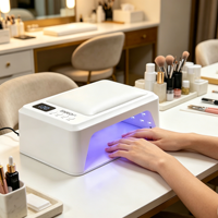Lampe à ongles en gel SNRQI avec logo personnalisé, fournisseurs d'équipements pour ongles, lampe à ongles à base miroir, lampe UV tendance pour le nail art, sèche-ongles OEM/ODM
