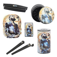 Kit de Offre Spéciale portable avec logo personnalisé ensemble de plateau roulant avec balance électronique broyeur de bocaux accessoires pour fumer ensemble de fumée