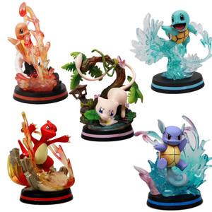 Figurine d'action décoration scène écureuil Gk Bulbasaur foudre d'attaque en gros - Product Image 1