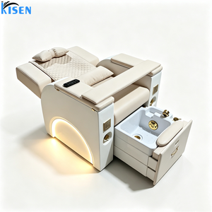 Mobilier de salon de beauté KISEN, luxe moderne, spa électrique pour les pieds, massage, chaise multifonctionnelle pour manucure et pédicure inclinable - Product Image 5