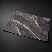Panneaux de revêtement mural flexibles, imperméables et ignifuges en quartz sable moderne Golden Years MCM pour extérieur/intérieur avec garantie de 5 ans