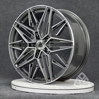 722Auto 1 pièce, jantes forgées noires brillantes de performance, 18 19 20 21 22 pouces, 5x112 5x120 5x127 pour BMW Mercedes AMG Audi RS