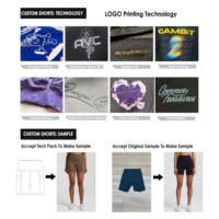 Shorts de sport pour femmes, taille haute, sans couture, effet froncé aux fesses, taille élastique, motif imprimé, style cycliste, pour le yoga et l'entraînement, vente en gros