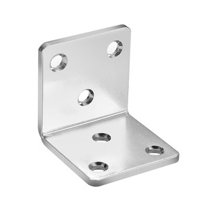 Supports d'étagère en acier laminé à froid, à angle droit de 90 degrés, pour connecteurs de meubles de placard, durables et robustes - Product Image 3