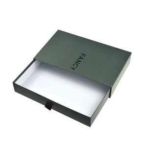 Custom Personalized Luxury Cardboard Package Box Necklace <b>Earrings</b> Drawer Jewelry <b>Gift</b> Paper <b>Boxes</b> - Product Image 2