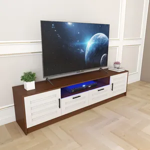 Top Fashion impermeabile universale da tavolo porta tv panca tv in legno rustico americano moderno semplice mobile tv in noce