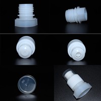 Bouchons à vis en plastique de 22 mm avec bec verseur pour sacs debout