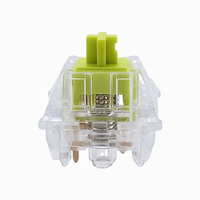 Tecsee Fournisseur PC Haut PC Bas POM Tige Métallique Clavier Commutateur Tactile Cristal Citron Commutateurs