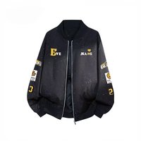 Blouson Bomber Zippé Personnalisé avec Logo, Faible MOQ, Blanc, Noir, Vierge, Brodé ou Imprimé, Style Streetwear, Mode Décontractée, Type Varsity ou Baseball
