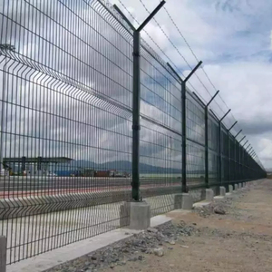 ชุบสังกะสีโค้งด้วยรั้วตาข่ายลวดเคลือบพีวีซี - Product Image 4