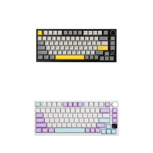 Neue AJAZZ AK820 Pro 75% Mechanische Tastatur Drei-Modus RGB Gaming-Tastatur Mit TFT Smart Display Drehregler Grau 2.4G E-Sport-Tastatur - Product Image 1