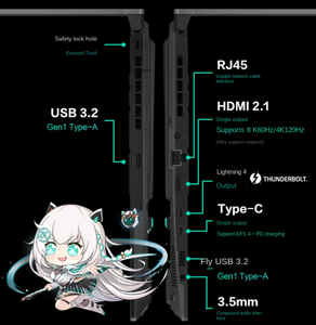 แล็ปท็อปเกม2023 SUS Tianxuan 4 PLUS ใหม่ของแท้ i9-13900H/R9-7940H + RTX4070 17.3นิ้ว240/360Hz การกำหนดค่าสูงโน้ตบุ๊ค - Product Image 6