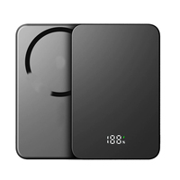 Banque d'alimentation haute capacité 10000mAh Chargeur sans fil magnétique Super fin Chargeur portable Banques d'alimentation pour l'extérieur
