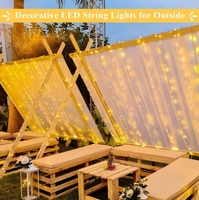 Décoration de paysage Ampoules solaires Décoration d'arbre de jardin extérieur Guirlande lumineuse LED étanche Éclairage décoratif Lumières de Noël