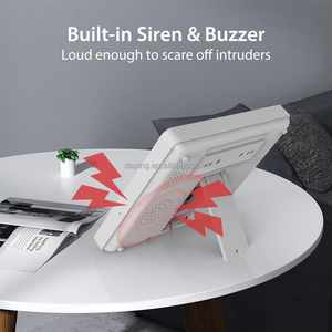 Sistema de panel de alarma inteligente inalámbrico WiFi/4G Tuya-Kit de seguridad para el hogar de 7 pulgadas con sirena de 115dB y batería de 5000mAh para protección del hogar - Product Image 5