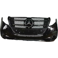 Pare-chocs de voiture avec grille et lampe LED pour Mercedes Benz Classe V Vito 2019+ W447, mise à niveau au style W448 avec phare LED
