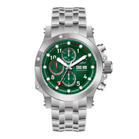 Montre mécanique chronographe en titane étanche 200 m, mouvement suisse, luminescente, fibre de carbone, plongée, automatique, logo personnalisé, montre-bracelet