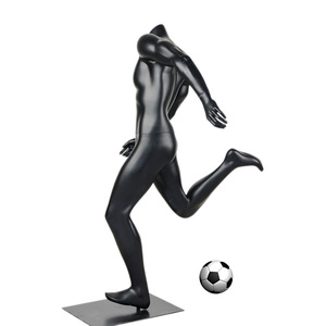 Maniquí Deportivo <span class=keywords><strong>de</strong></span> <span class=keywords><strong>Fibra</strong></span> <span class=keywords><strong>de</strong></span> <span class=keywords><strong>Vidrio</strong></span> Negro, Realista, <span class=keywords><strong>de</strong></span> Jugador <span class=keywords><strong>de</strong></span> Fútbol, Musculoso, Masculino, Cuerpo Completo, Estilo Brasileño - Product Image 5
