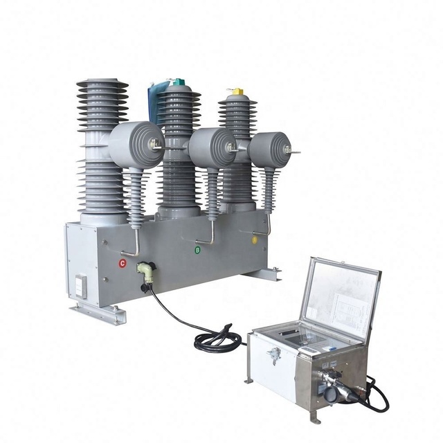 3 Phase Outdoor Pole Mounted Automatic Circuit Recloser ACR Vacuum Circuit Breaker 30KV-40.5KV Model BRZW32-40.5 XIYAPOWER XIKAI