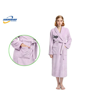 Xiaoxu lusso <span class=keywords><strong>donna</strong></span> Spa personalizzato in microfibra accappatoio da uomo con alta quantità Logo personalizzato accappatoio lenzuola - Product Image 1