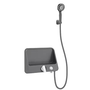 Ensemble de douche en acier inoxydable au design moderne, haute pression, pluie douce, pause, vente d'usine pour hôtels, céramique brossée, salle de bain colorée - Product Image 1