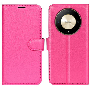 9 couleurs Litchi PU porte-cartes portefeuille étui en cuir pour Huawei Honor X9B/Magic 6 lite - Product Image 1