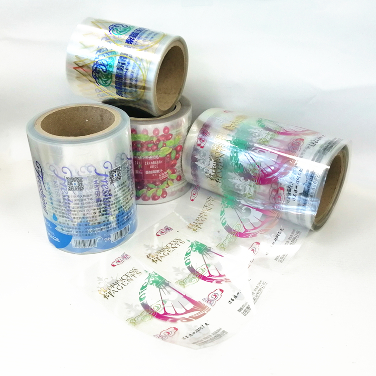 Custom Printing Logo Labels for Advertising Packaging QR Code Glossy Laminated Vinyl Waterproof Sticker