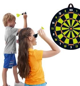 <span class=keywords><strong>Jeu</strong></span> de fléchettes à ventouses en plastique, cible de 12 pouces suspendable avec 6 fléchettes pour la maison, le bureau ou la chambre - Product Image 2