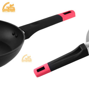 Poêle à pizza en céramique forgée de 22 cm, compatible induction et <span class=keywords><strong>four</strong></span>, passe au lave-vaisselle, grand plateau à pizza pour restaurant et usage domestique - Product Image 4