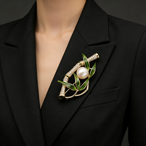 Broche en perles avec pompon perlé pour robe de <span class=keywords><strong>plage</strong></span> estivale, accessoire léger et tendance - Product Image 2