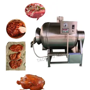 50L/100L/200L Pork Meat Tumbler Machine For Fried Chicken Meat Tumbler Marinator Machine Vacuum Food Salting Marinating Machine