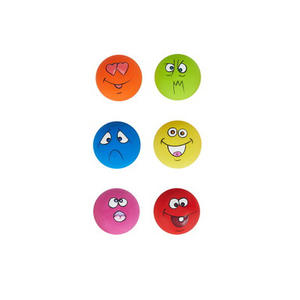 Giocattoli Squeaky per Cani Kingtale con Faccina Sorridente, Palline Morbide in Lattice per Cuccioli e Cani di Piccola e Media Taglia, Set da 6 Pezzi - Product Image 3