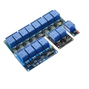 RDS Electronics 5v 12v 1 2 4 6 8 channel relay module with optocoupler Relay Output 1 2 4 6 8 way relay module