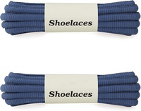 1 paire de lacets ovales athlétiques, 30 couleurs, lacets de chaussures demi-ronds de 1/4 pouce pour baskets.