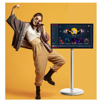 Lcd iklan mesin siaran langsung perangkat lunak 21.5/32 perlengkapan siaran langsung mesin all-in-one papan tampilan tv pintar