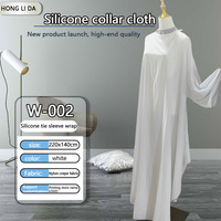 Cape de coiffure confortable, imperméable et antistatique en nylon pour salon, col de coupe de cheveux anti-adhésif